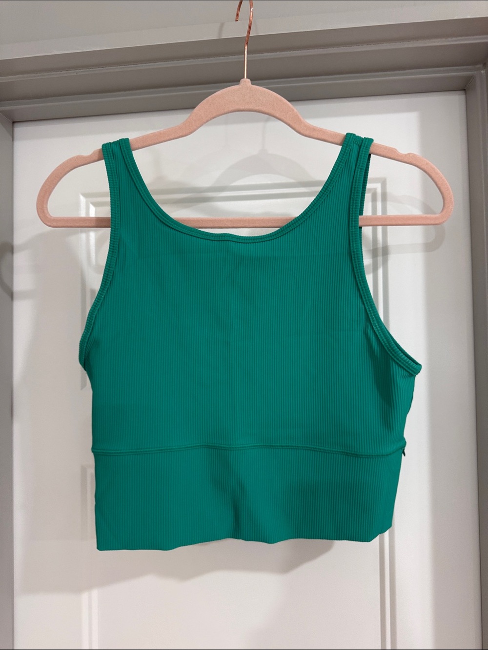 Lululemon reversible workout tank size 10 emerald greenish color